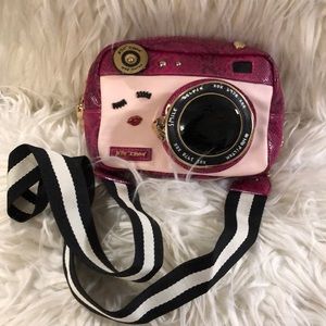 Betsey Johnson Camera Crossbody Bag
